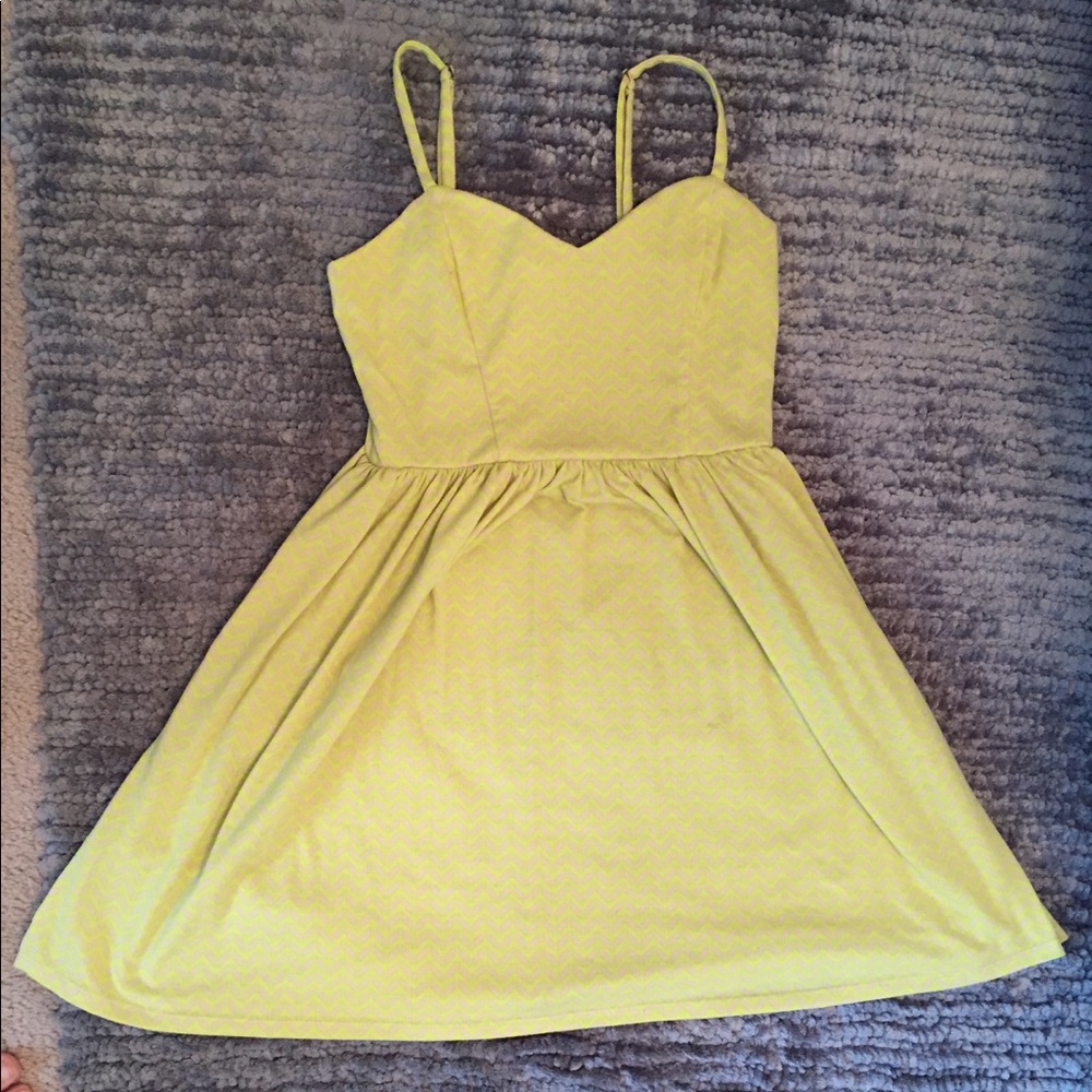 Chevron patterned dress